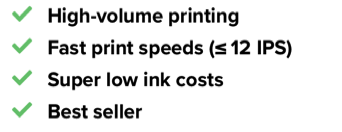 L801 Commercial Color Label Printer afinia checklist image